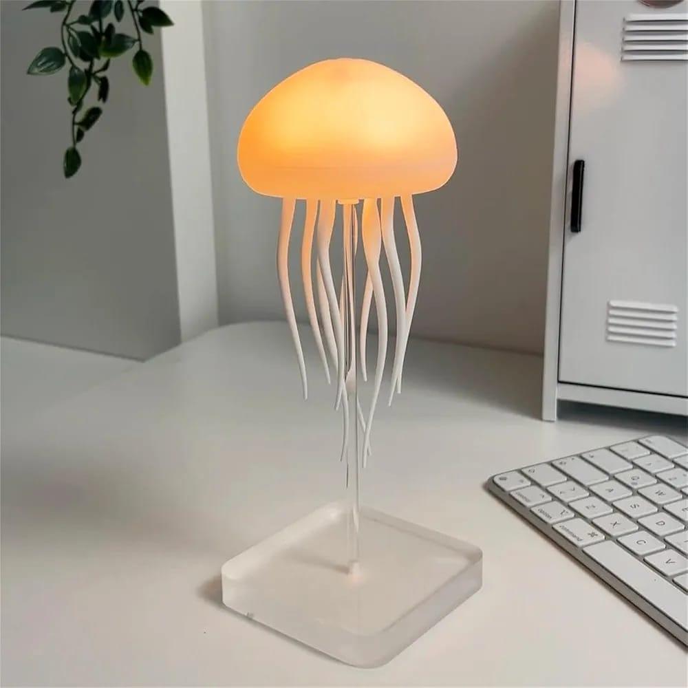 Floating & Dancing Jellyfish Lamp, Rechargeable Jellyfish Lamp with Touch Sensor(Hanging)