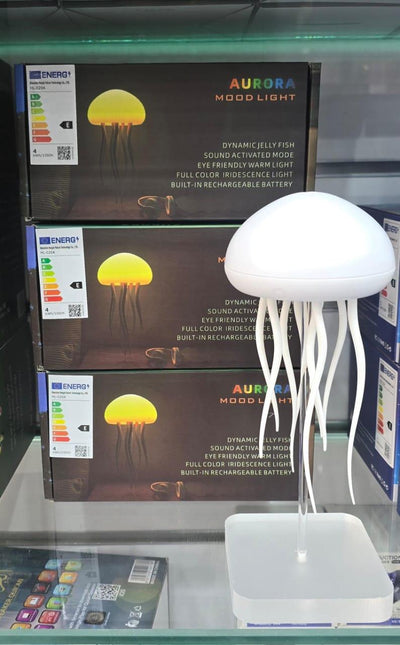 Floating & Dancing Jellyfish Lamp, Rechargeable Jellyfish Lamp with Touch Sensor(Hanging)